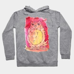 Watercolor Owl Hoot Hoot Hoot Hoodie